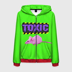 Мужская толстовка на молнии Toxic