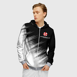 Толстовка 3D на молнии мужская Амбрелла, цвет: 3D-меланж — фото 2