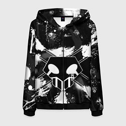 Мужская толстовка на молнии БЛИЧ ШИНИГАМИ ЛОГО НА СПИНЕ