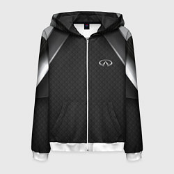 Мужская толстовка на молнии ИНФИНИТИ ТЕХНОЛОГИЧНЫЙ ПАТТЕРН