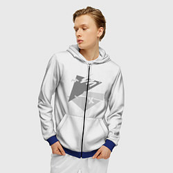 Толстовка 3D на молнии мужская ПросТой РисуНок, цвет: 3D-синий — фото 2