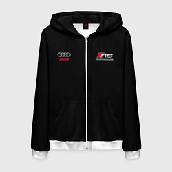 Мужская толстовка на молнии AUDI АУДИ QUATTRO с Z
