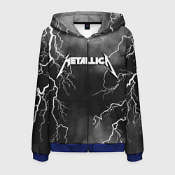 Мужская толстовка на молнии METALLICA РАЗРЯД МОЛНИИ