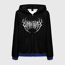 Толстовка 3D на молнии мужская Winterfylleth, цвет: 3D-синий