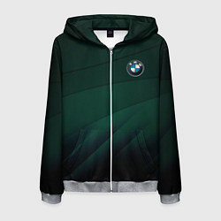 Мужская толстовка на молнии GREEN BMW