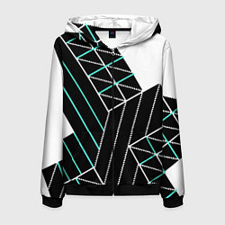 Толстовка 3D на молнии мужская Ретиарий, цвет: 3D-черный