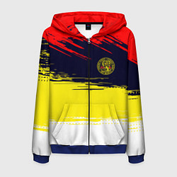 Толстовка 3D на молнии мужская Кобра кай Cobra Kai спина, цвет: 3D-синий