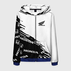 Мужская толстовка на молнии Honda sport pattern