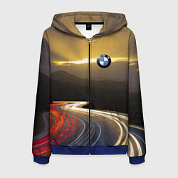 Мужская толстовка на молнии BMW Night route