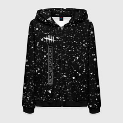 Мужская толстовка на молнии DEAD BY DAYLIGHT Брызги По вертикали