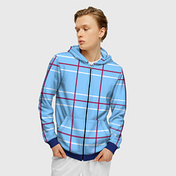 Толстовка 3D на молнии мужская ШКОЛЬНАЯ ФОРМА МАРИН КИТАГАВА, цвет: 3D-синий — фото 2