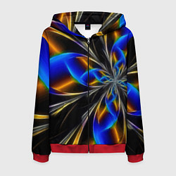 Мужская толстовка на молнии Neon vanguard pattern Fashion 2023