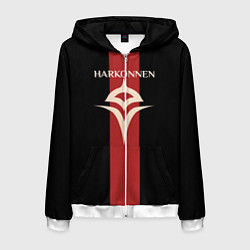 Толстовка 3D на молнии мужская Dune: Spice Wars раса Harkonnen, цвет: 3D-белый