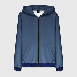 Мужская толстовка на молнии Gradient Dark Blue