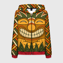 Мужская толстовка на молнии Polynesian tiki LUCKY