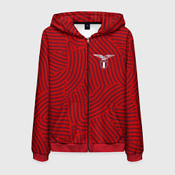 Толстовка 3D на молнии мужская Lazio отпечатки, цвет: 3D-красный