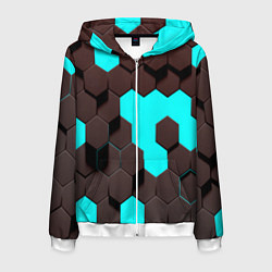 Мужская толстовка на молнии CYBER STEEL