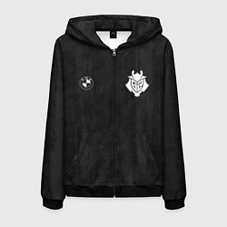 Толстовка 3D на молнии мужская G2 Uniform concept, цвет: 3D-черный