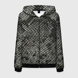 Мужская толстовка на молнии Кожа змеи - текстура