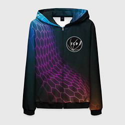 Мужская толстовка на молнии Porto футбольная сетка