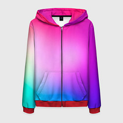 Мужская толстовка на молнии Colorful gradient