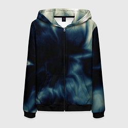 Мужская толстовка на молнии Абстрактный тёмно-синий