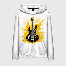 Мужская толстовка на молнии Гитарный всплеск