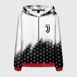 Толстовка 3D на молнии мужская Juventus sport steel, цвет: 3D-красный