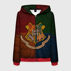 Мужская толстовка на молнии Hogwarts emblem