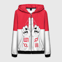 Мужская толстовка на молнии 30 Seconds to Mars poster