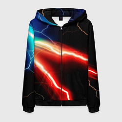 Мужская толстовка на молнии Lightning light
