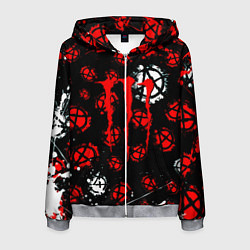 Мужская толстовка на молнии Monster energy anarhy