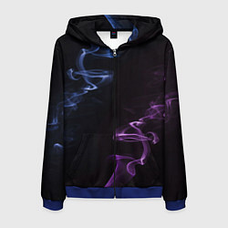 Мужская толстовка на молнии Color black blue pink