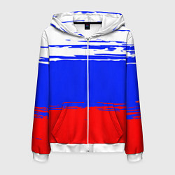 Мужская толстовка на молнии Патриот - флаг