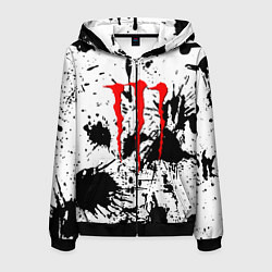 Мужская толстовка на молнии Monster energy краски