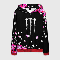 Мужская толстовка на молнии Monster energy sakura