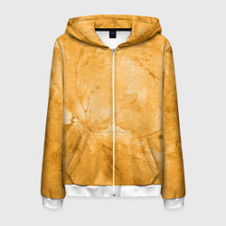 Мужская толстовка на молнии Абстракция - bright yellow