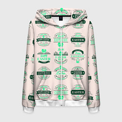 Мужская толстовка на молнии Easter turquoise