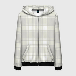 Мужская толстовка на молнии Checked white completely
