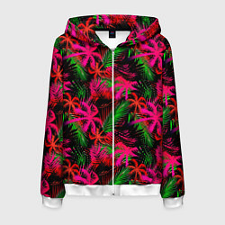 Мужская толстовка на молнии Palm red pink