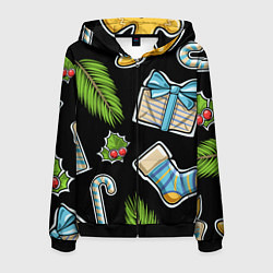 Мужская толстовка на молнии Christmas soul