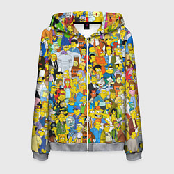 Мужская толстовка на молнии Simpsons Stories