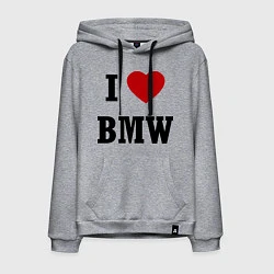 Мужская толстовка-худи I love BMW