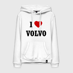 Мужская толстовка-худи I love Volvo