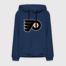 Толстовка-худи хлопковая мужская Philadelphia Flyers, цвет: тёмно-синий