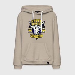 Мужская толстовка-худи Never Give Up: Cenation