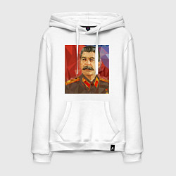 Мужская толстовка-худи Сталин: полигоны