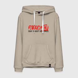 Мужская толстовка-худи Powerlifting its deadlift, squat, bench press