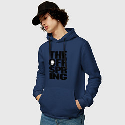 Толстовка-худи хлопковая мужская The Offspring, цвет: тёмно-синий — фото 2