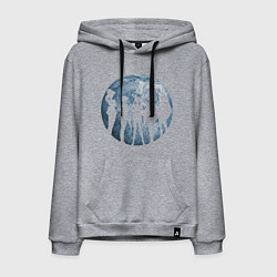 Толстовка-худи хлопковая мужская Войны в матросках, цвет: меланж